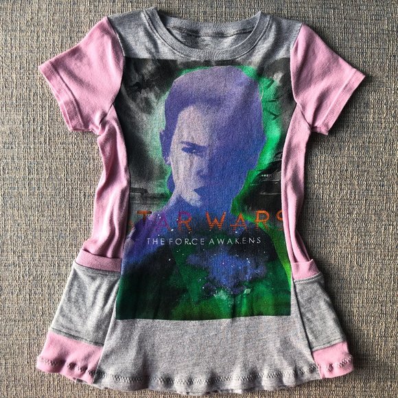 Star Wars The Force Awakens Handmade Baby t-shirt dress 18 month tunic dress - Picture 1 of 7